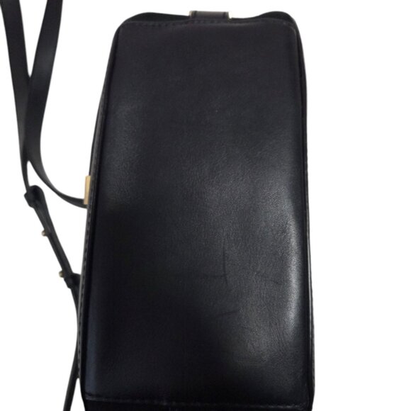 Elegant Brian Atwood Black Leather Crossbody Bag - Picture 8 of 16